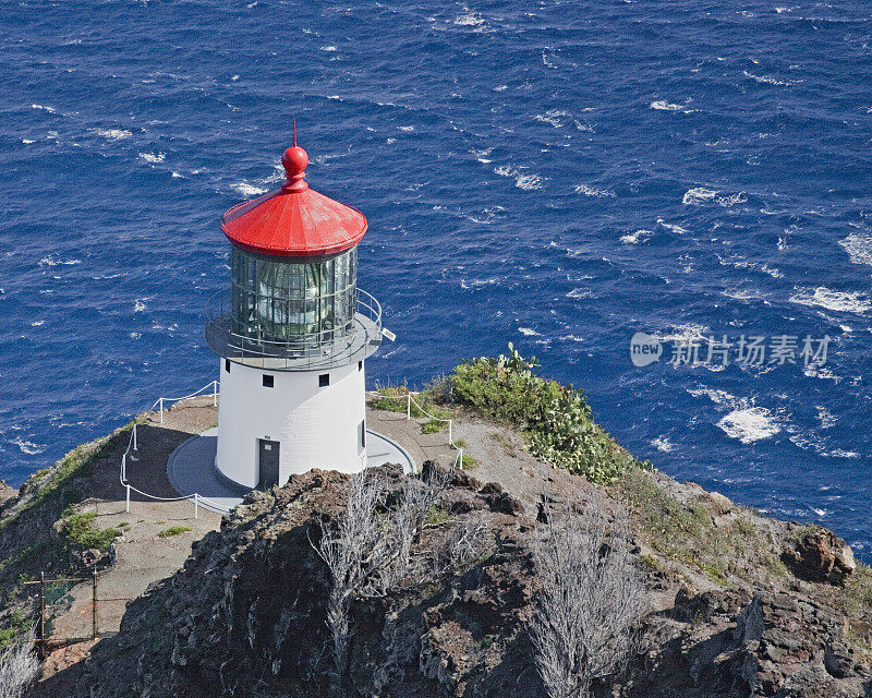 夏威夷/瓦胡岛:马卡普点的灯塔